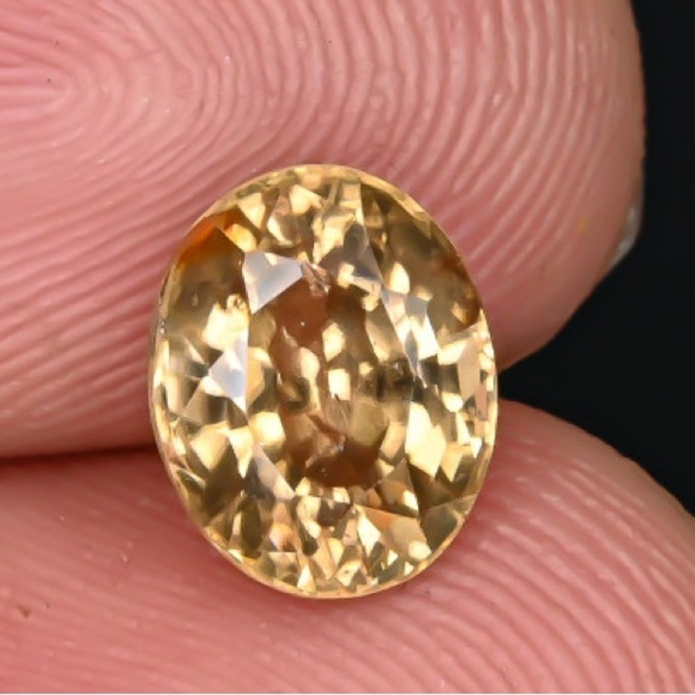 Amazing 2.67ct Zircon Honey Orange Brown Natural Unheated SRI LANKA